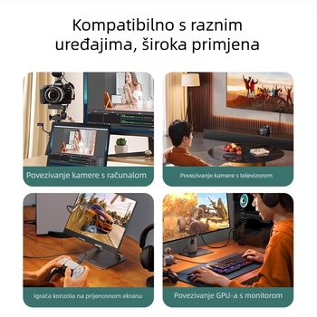 HDMI na HDMI adapter kabel, mini HDMI na HDMI, pozlaćeni bakar, Flash Repairman