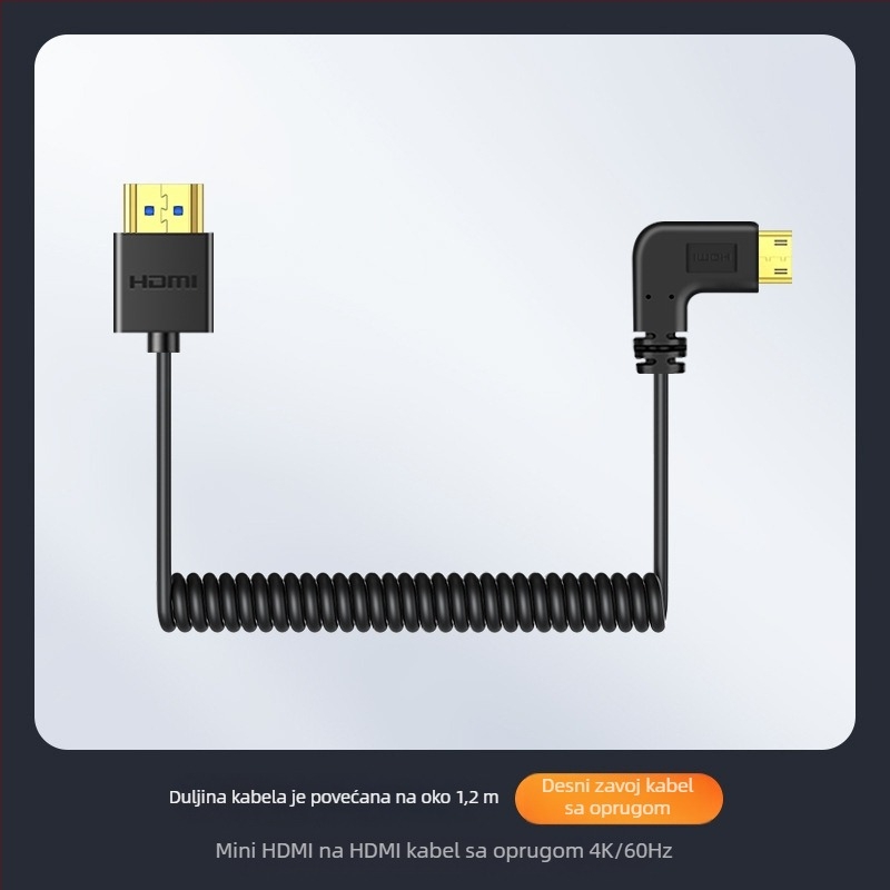 HDMI na HDMI adapter kabel, mini HDMI na HDMI, pozlaćeni bakar, Flash Repairman