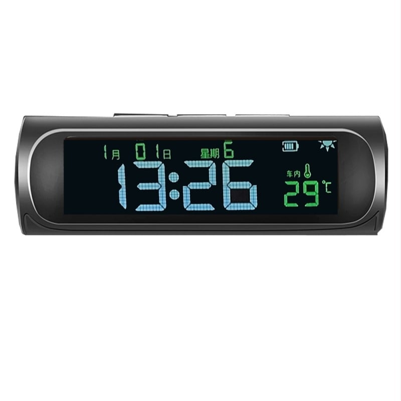 Digitalni mjerač temperature i vlage za automobil – potpuno automatski, ABS+PC, aksijalni tip, Anreal, model C-01e