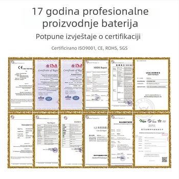 CR2032 gumbasta baterija za Xiaomi Mijia digitalni unutarnji termometar i higrometar, 2. generacija Pro