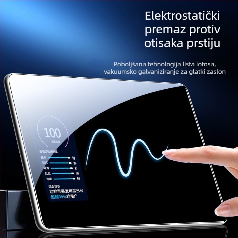 Kaljeni film za iPad 9. generacije, zaštita zaslona s potpunim pokrivanjem, model A2602, visoke rezolucije