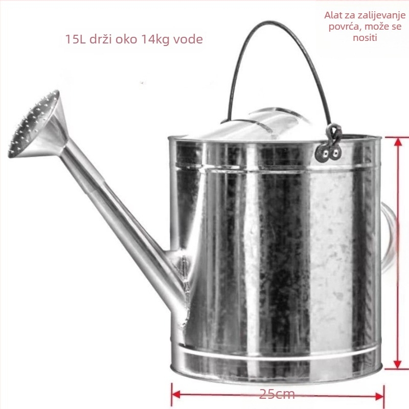 Prskalica za vrt – PP materijal, velika kapaciteta za zalijevanje povrća i cvijeća