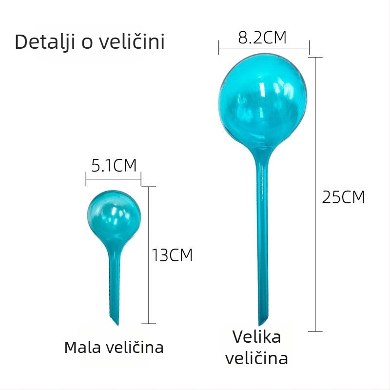 Sustav za kapljično navodnjavanje — PVC, kapacitet 70–300 ml, kapanje vode, za kućne biljke