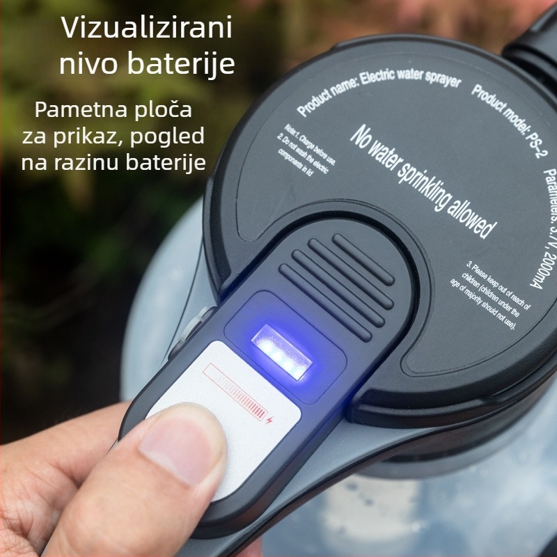 Električna mlaznica za zalijevanje, plastično kućište, branda Living together, za kućnu upotrebu, vrt i javne zelene površine