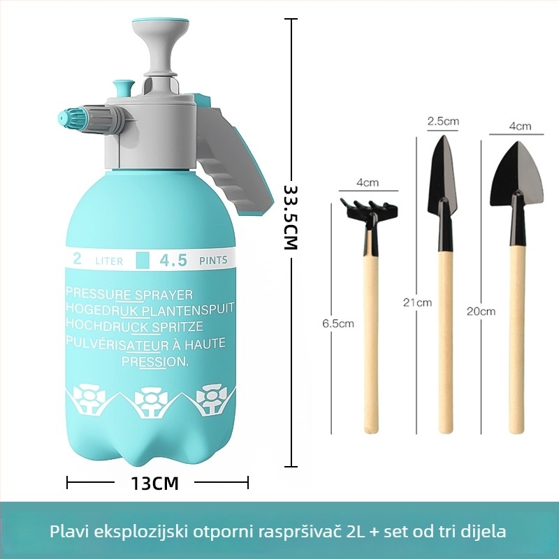 Kanva za zalijevanje pod tlakom zraka za vrt – Tip: kanta/zalijevanje/tuš; Materijal: Drugo; Kapacitet: Drugo; Namjena: Drugo