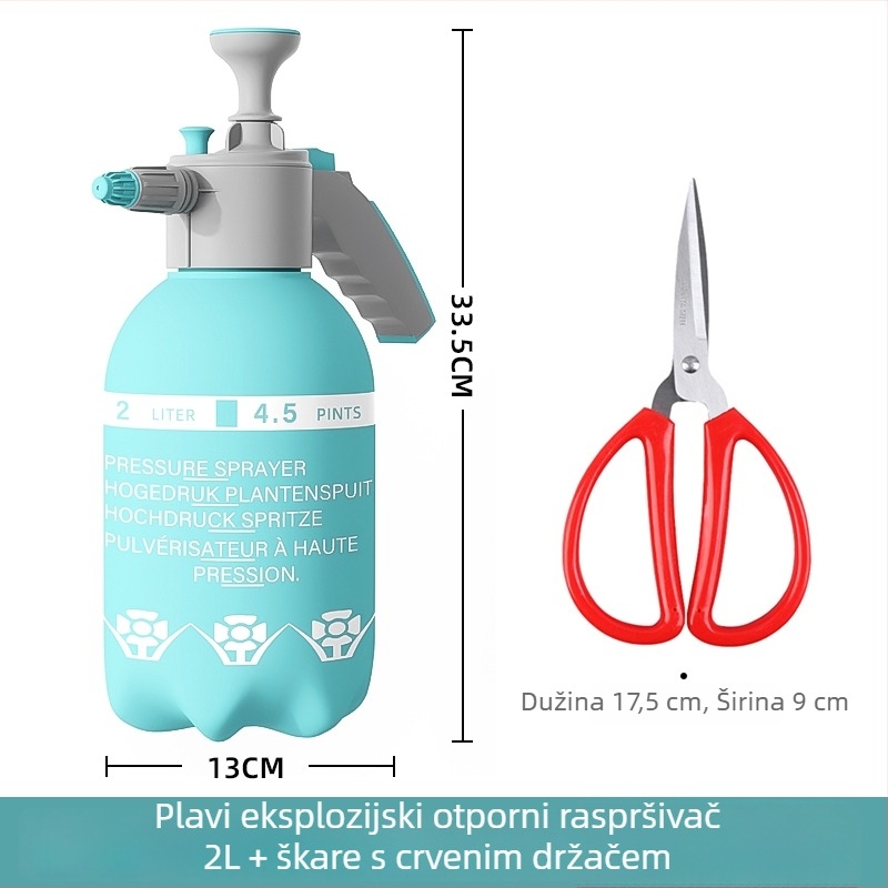 Kanva za zalijevanje pod tlakom zraka za vrt – Tip: kanta/zalijevanje/tuš; Materijal: Drugo; Kapacitet: Drugo; Namjena: Drugo