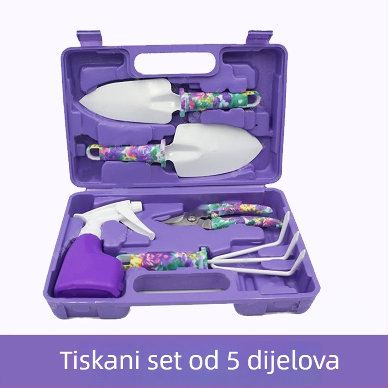 Set alata za vrtlarstvo od nehrđajućeg čelika, škarice za cvijeće, 10-dijelni kućni set za vrtlarstvo