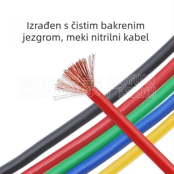 4 mm banana utikač s kabelom, standardan, kontakt od čistog bakra, za 3C digitalne uređaje