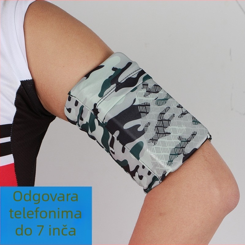 Vanjska sportska torbica za ruku za telefon – elastična, prilagodljiva, unisex, prozračna, protiv krađe, reflektirajući detalji