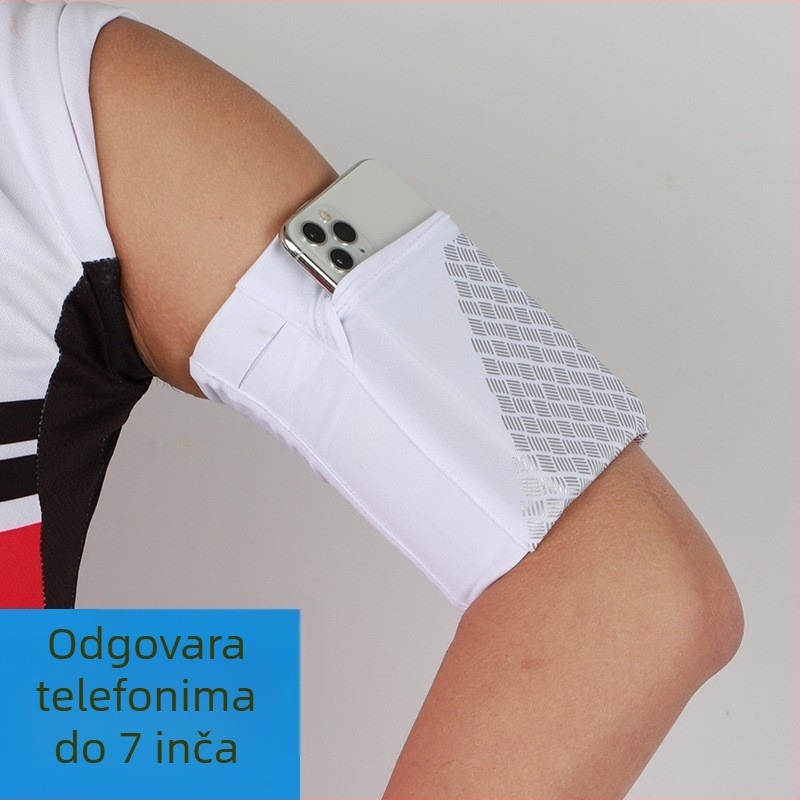 Vanjska sportska torbica za ruku za telefon – elastična, prilagodljiva, unisex, prozračna, protiv krađe, reflektirajući detalji