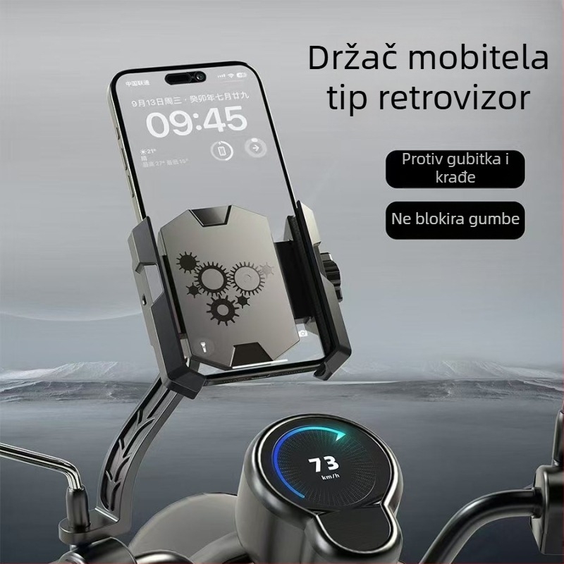 Držač za telefon za bicikl – ABS materijal, opći stil, prilagodljiv