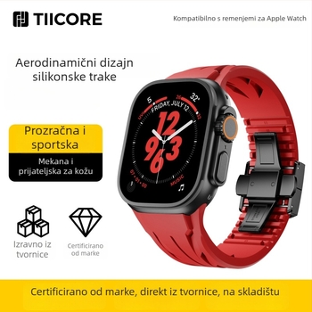 tiicore Silikonska sportska narukvica za Apple Watch Ultra 2 – moderan stil, kompatibilan Ultra 2