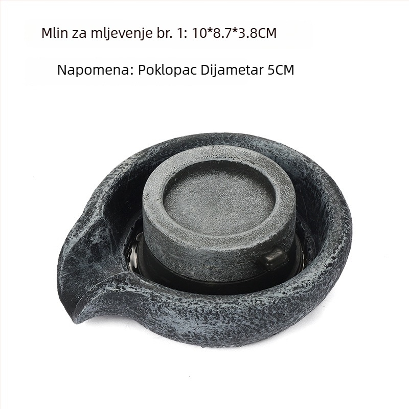 Fontana ukras od sintetičke smole, rockery dizajn kameni mlinski disk, Dasheng Process, kineski stil