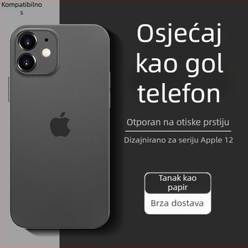 Izuzetno tanki mat TPU kućište za iPhone 12 Pro Max i iPhone 14 Pro Max, potpuno pokriće kamere, zaštita od pada