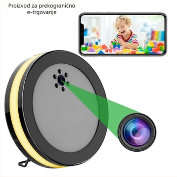 Kućna kamera za nadzor s noćnim vidom, bežično napajanje, povezana s mobilnom aplikacijom, unutarnja sigurnost, široki kut 1080P (3.6mm · 10–30m · 1080P · Široki kut)