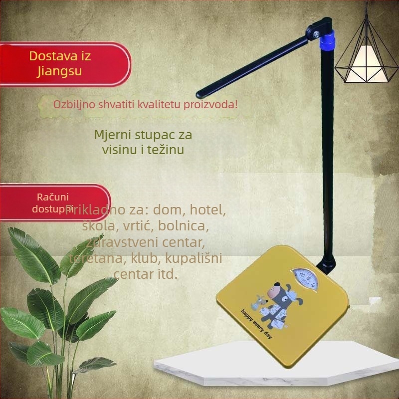 Nollesen vaga za mjerenje težine za učenike – mjeri težinu, jednostavan dizajn