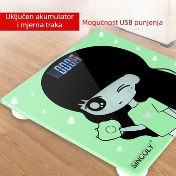 Kućna elektronička vaga za mjerenje tjelesne težine, za odrasle, precizno mjerenje