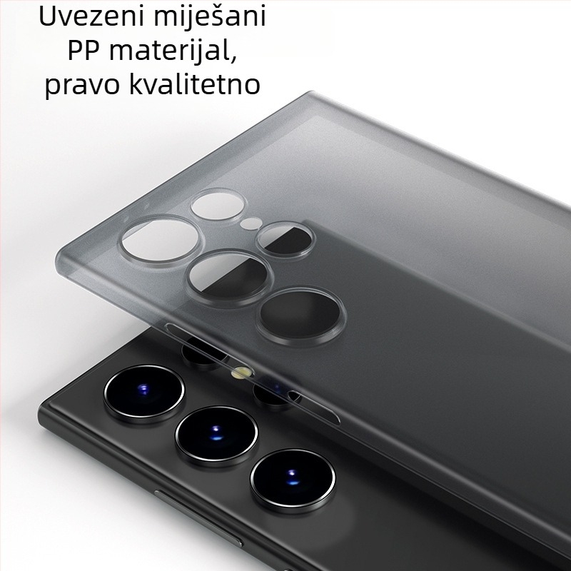 Maska za Samsung Galaxy S24 Ultra — ultra-tanki, mat PP tvrdi kućište, minimalistički dizajn, odvod topline, otporan na otiske prstiju, prilagodljivo