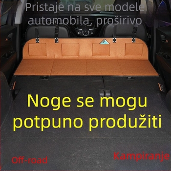 Proširivo spavaće mjesto za stražnje sjedalo automobila – madrac za putovanje u prtljažniku, za jednu ili dvije osobe