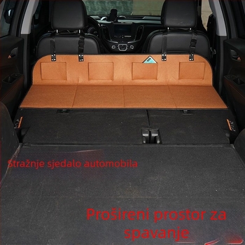 Proširivo spavaće mjesto za stražnje sjedalo automobila – madrac za putovanje u prtljažniku, za jednu ili dvije osobe