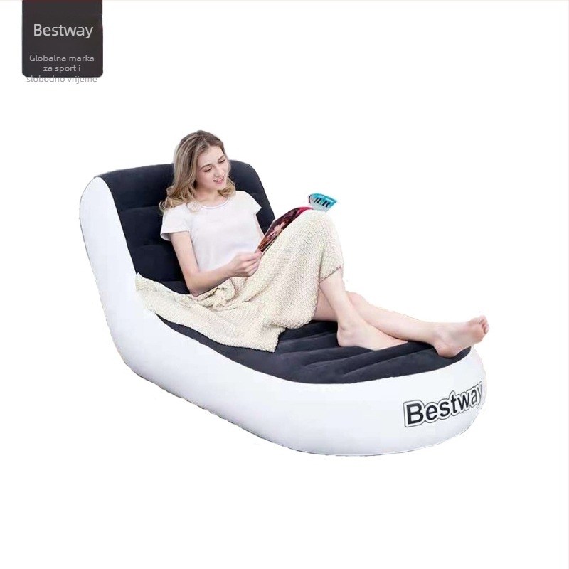 Bestway napuhana sofa s flokiranom površinom, težina 3 kg, nosivost 200 kg
