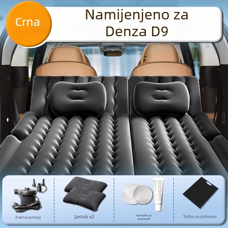 Denza D9 Naduvani automobilski madrac – zračni madrac za stražnje sjedalo, prtljažnik i treći red sjedala