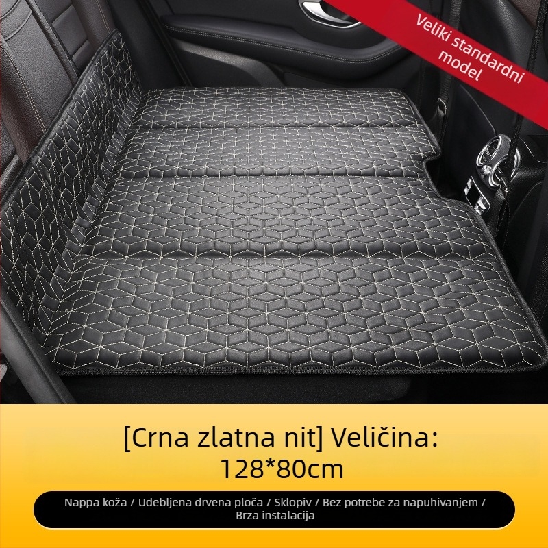 Putna spavaća podloga za automobil za SUV, ne napuhuje se, sklopiva stražnja sjedala, s Nappa kožom i mogućnošću otiska logotipa