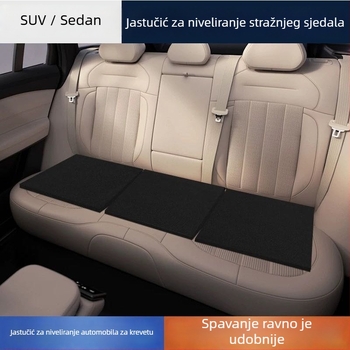 Ravni jastuk za stražnje sjedalo automobila — univerzalna ugradnja, bez naduhavanja, težina 300 g, nosivost 500, mogućnost tiska logotipa