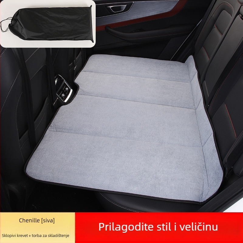 Three joys Sklopivi auto madrac za spavanje, Bez potrebe nadimanja, Opći automobilski modeli kompatibilni, Savršen za putovanja i kampiranje