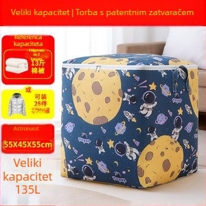 Torba za pohranu deke sa zatvaračem, Oxford tkanina, višestruka namjena, za pamuk i odjeću, za spavaću sobu