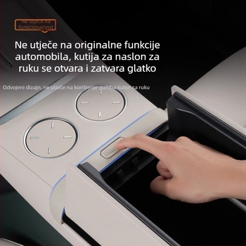 Dekorativne naljepnice za središnju konzolu Xiaomi Yu7 – silikon, zaštitne podloške bez ljepila, otporne na ogrebotine za tipke držača za ruke (Model YU7)