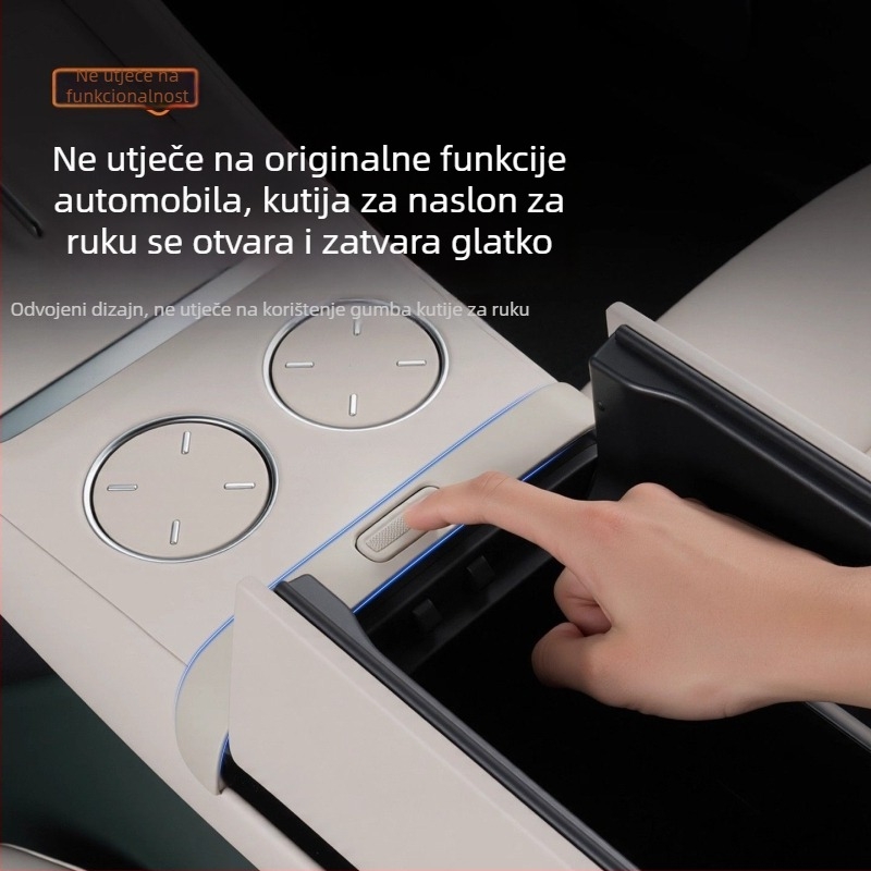Dekorativne naljepnice za središnju konzolu Xiaomi Yu7 – silikon, zaštitne podloške bez ljepila, otporne na ogrebotine za tipke držača za ruke (Model YU7)