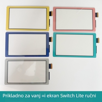 Dijel za popravak zaslona dodirnog sučelja Switch Lite – staklo, utor za konektor, 2 komada