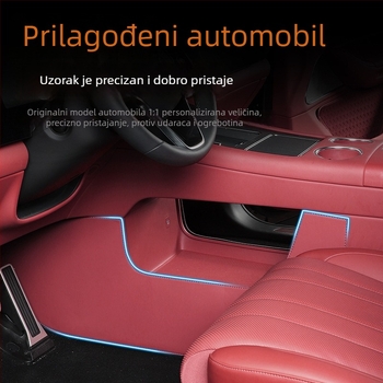 Kožna unutarnja zaštita za središnju konzolu i pretinac za naslon za ruku, unutarnje zaštitne podloge, kompatibilno s 26 modela AITO M7/M8