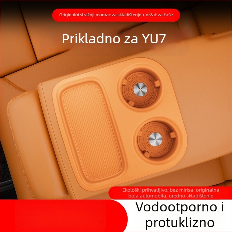Cow Butler Silikon podloška za držač čaše za 25 modela Xiaomi Yu7 — Mogućnost prilagodbe