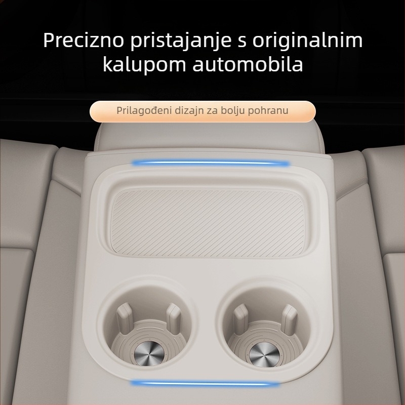 Cow Butler Silikon podloška za držač čaše za 25 modela Xiaomi Yu7 — Mogućnost prilagodbe