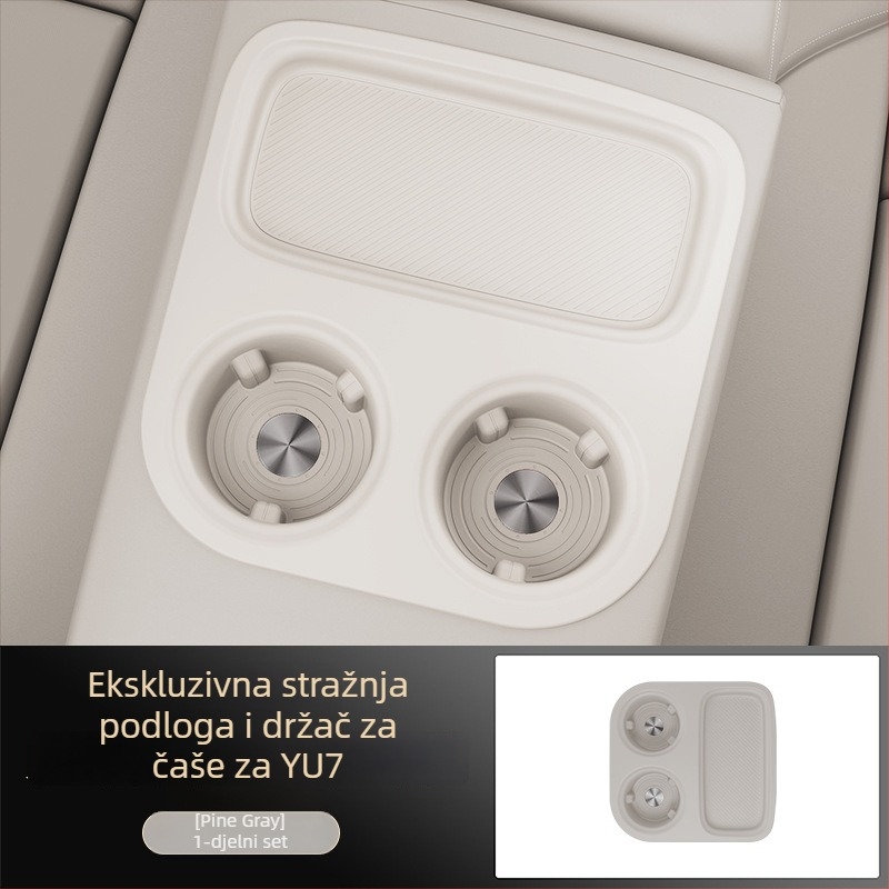 Cow Butler Silikon podloška za držač čaše za 25 modela Xiaomi Yu7 — Mogućnost prilagodbe