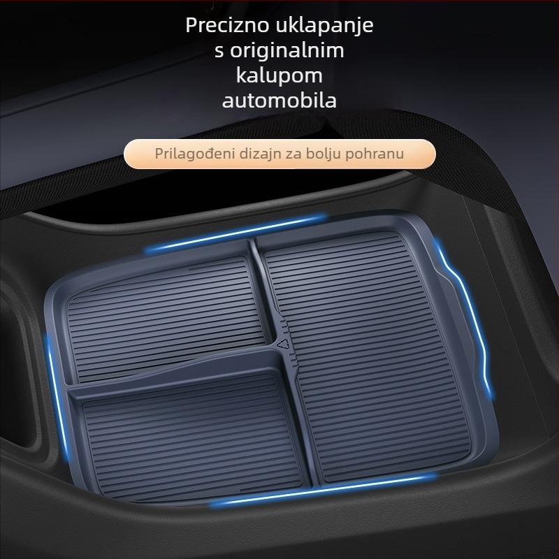 Yu7 središnja konzola ispod naslona za ruku – silikon interijera auto dodatak (Porijeklo: Guangzhou; Bez prilagodbe)