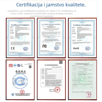 Integrirani ultrazvučni čistač za naočale, satove i nakit, 40 kHz, 50 W, 1 utor, digitalne tipke bez zagrijavanja
