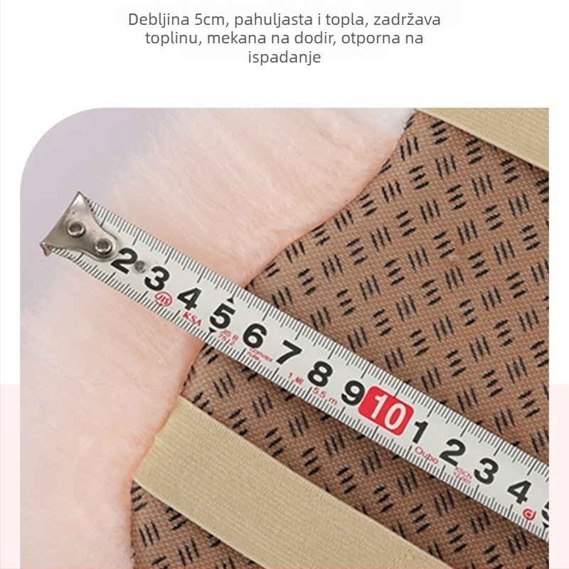 Auto jastuk za naslon za ruku u obliku janjeća, suede materijal, univerzalna kompatibilnost, Tianchen