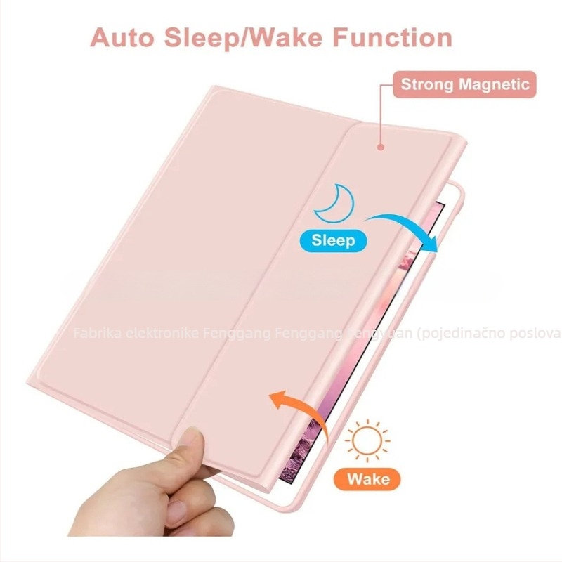 Futrola s Bluetooth tipkovnicom za Samsung Galaxy Tab A11 (SM-X310) s mišem, USB sučelje, 0,3 m kabel za punjenje
