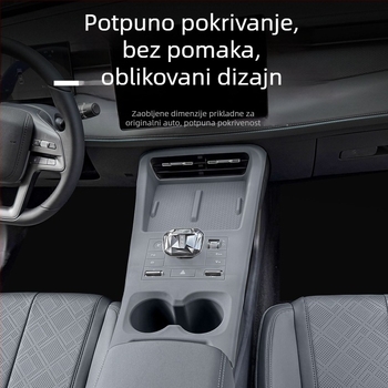 Silicone podloške za središnju konzolu, prilagodljive, materijal: silikon, kompatibilno BYD Qin Plus