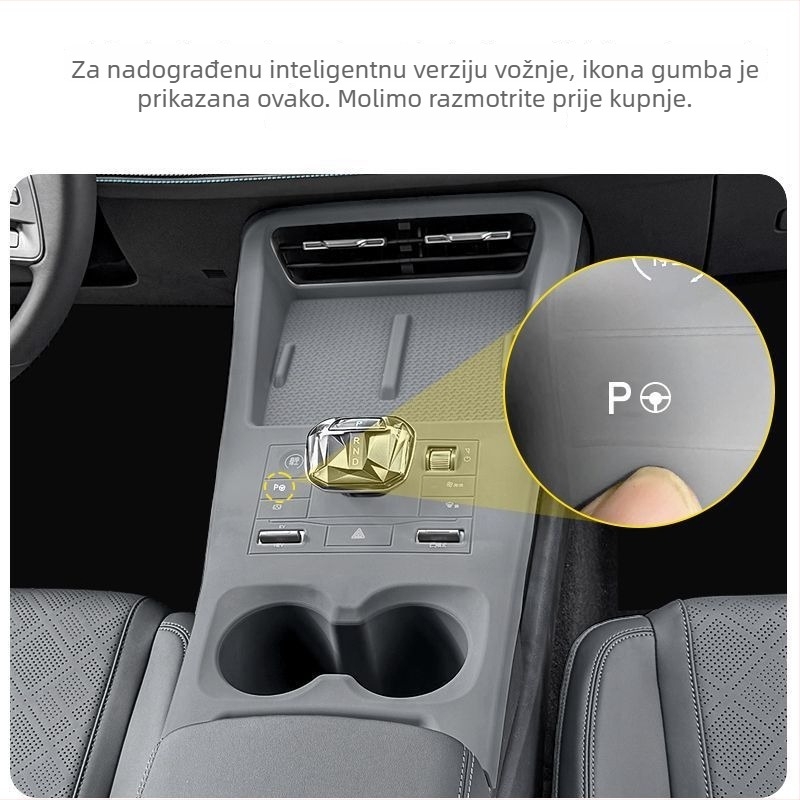 Silicone podloške za središnju konzolu, prilagodljive, materijal: silikon, kompatibilno BYD Qin Plus