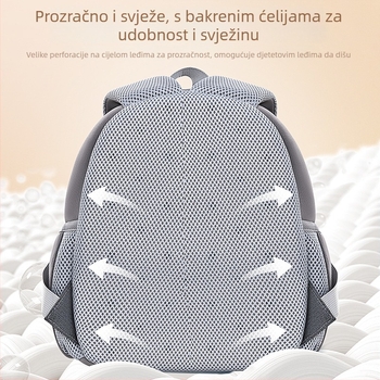 Sesame Baby dječji ruksak za vrtić, crtani motiv, lagana tkanina diving, najlon podstava, unisex