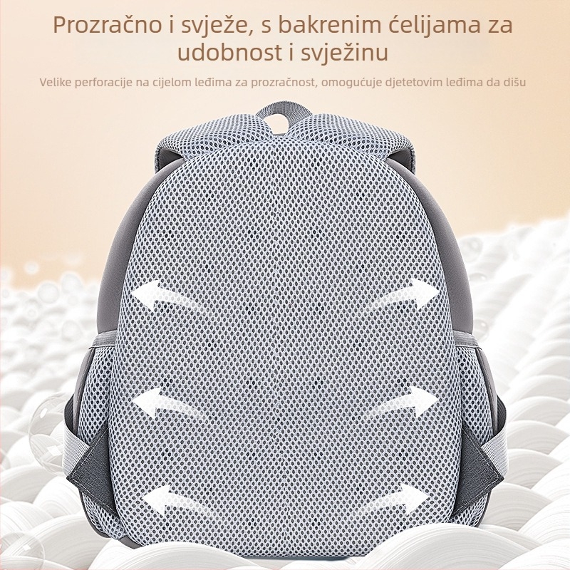Sesame Baby dječji ruksak za vrtić, crtani motiv, lagana tkanina diving, najlon podstava, unisex
