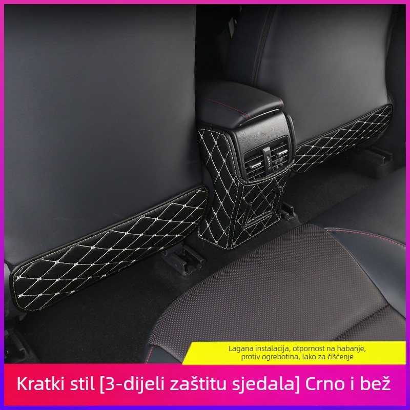 Kožne navlake za sjedala i stražnje zaštitne jastuke za Toyota Corolla Cross, kompatibilni s 26 modela, prilagodljivi