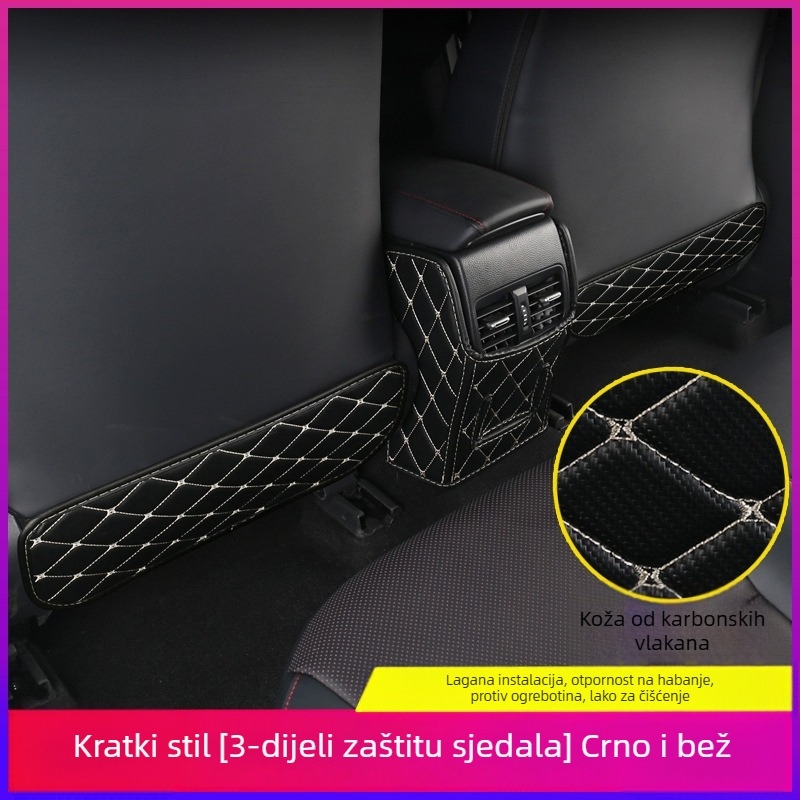 Kožne navlake za sjedala i stražnje zaštitne jastuke za Toyota Corolla Cross, kompatibilni s 26 modela, prilagodljivi