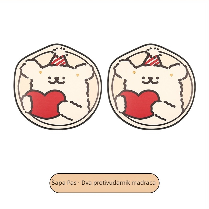 Zaštitna podloga za stražnju sjedalu automobila s karikaturnim motivom psa, PU materijal, punjenje od pjene, univerzalno, branda Xuan ruyi