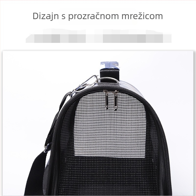 Sklopiva torba za mačku za šetnje – prozračna i prijenosna torba za kućne ljubimce (mačke i psi)