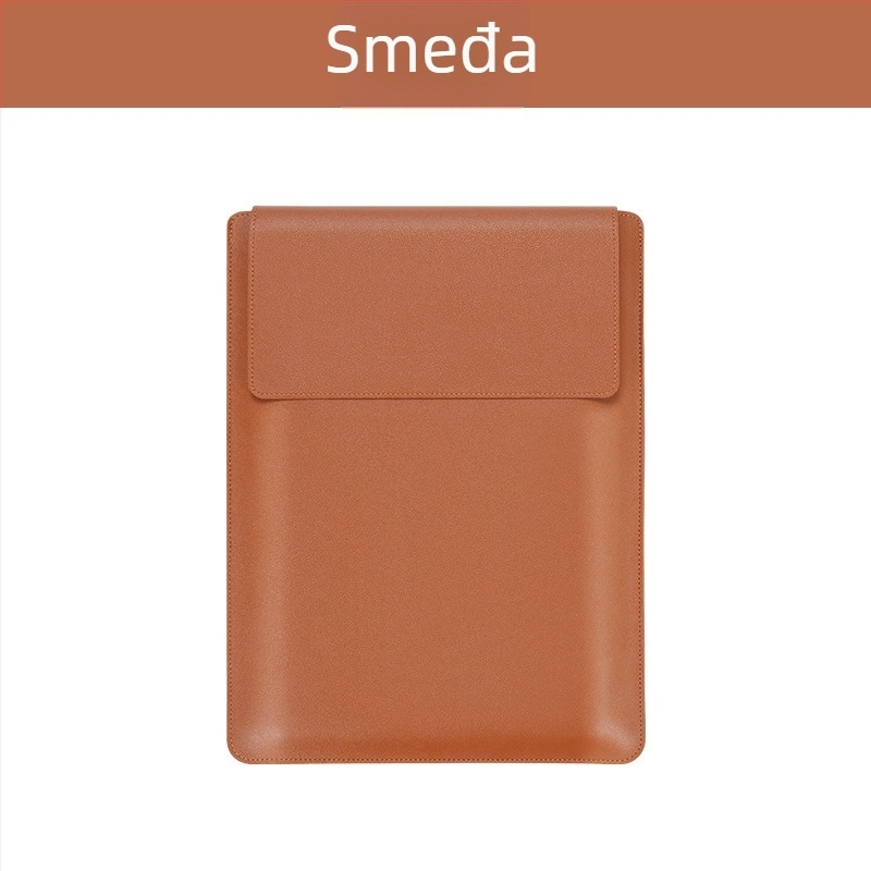PU kožna zaštitna futrola s podesivim stalkom, za prijenosna računala i tablete, ručni clutch stil, vodootporna i otporna na habanje